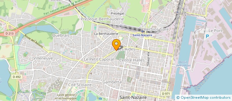 localisation de l'entreprise MONSIEUR JACKY BRETAUDEAU à SAINT-NAZAIRE
