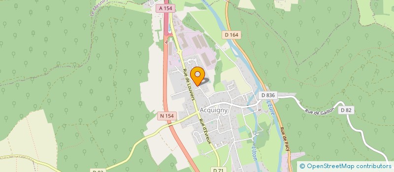 localisation de l'entreprise MONSIEUR JACKY CANTON  ACQUIGNY