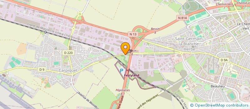 localisation de l'entreprise MONSIEUR JACKY CAPELLO  CARPIQUET