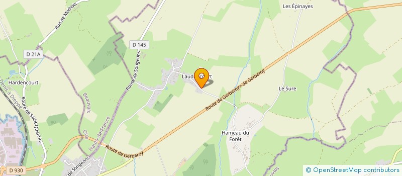 localisation de l'entreprise MONSIEUR JACKY CARMENT à FERRIERES-EN-BRAY