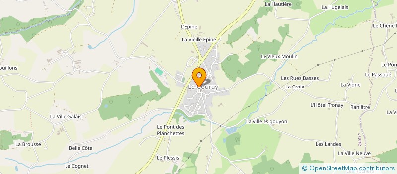 localisation de l'entreprise MONSIEUR JACKY CAURET à LE MENE