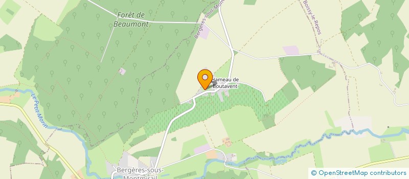 localisation de l'entreprise MONSIEUR JACKY CEZ  VAUCHAMPS