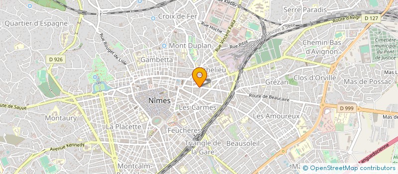 localisation de l'entreprise MONSIEUR JACKY CHABAS à NIMES