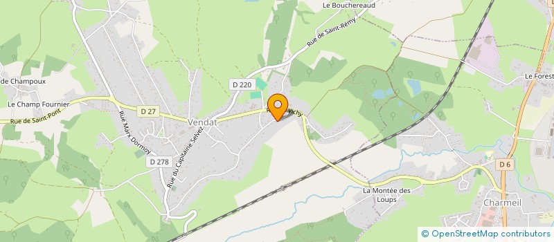 localisation de l'entreprise MONSIEUR JACKY CHALMET à ESPINASSE-VOZELLE