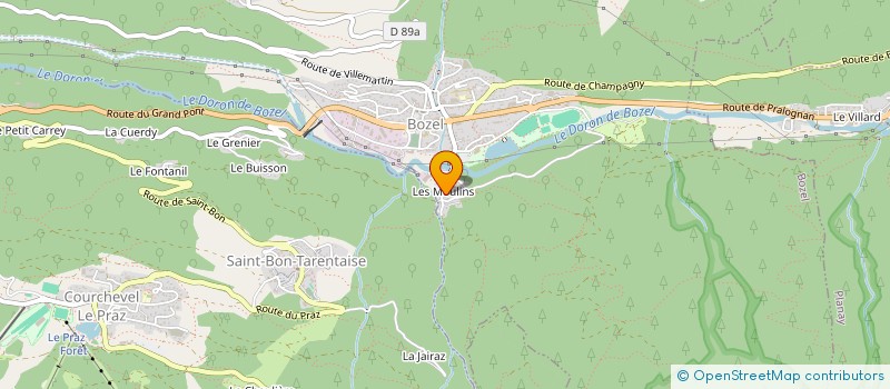 localisation de l'entreprise MONSIEUR JACKY CHAPUIS à BOZEL