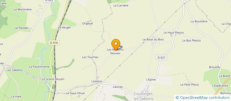 localisation de l'entreprise MONSIEUR JACKY CHARRON à SABLONS-SUR-HUISNE