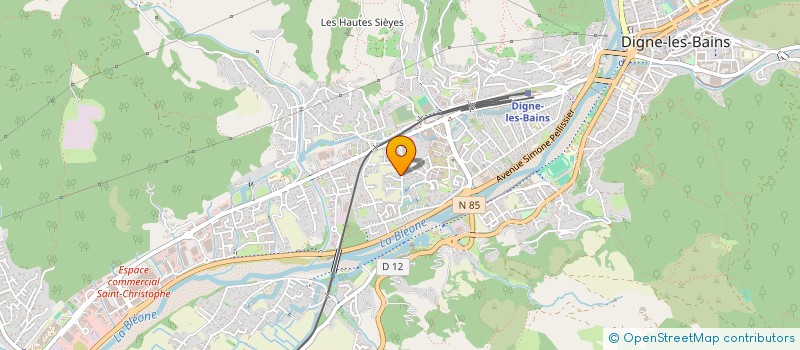 localisation de l'entreprise MONSIEUR JACKY CHARTOIRE à DIGNE-LES-BAINS