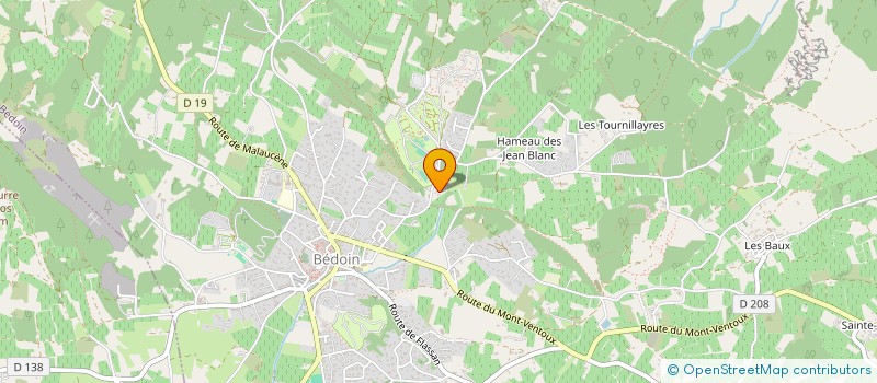 localisation de l'entreprise MONSIEUR JACKY CHAUMARD  BEDOIN