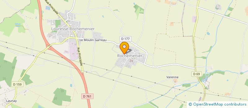 localisation de l'entreprise MONSIEUR JACKY CHAUVIN à LOURESSE-ROCHEMENIER