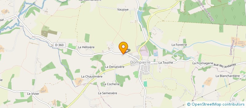 localisation de l'entreprise MONSIEUR JACKY CHEMINEL à CHAMPSECRET