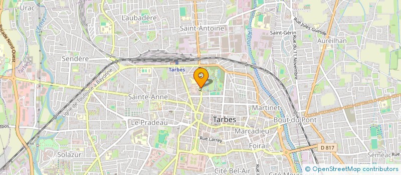 localisation de l'entreprise MONSIEUR JACKY CHESSOUX  TARBES