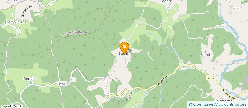 localisation de l'entreprise MONSIEUR JACKY CHEVALIER  MONLET