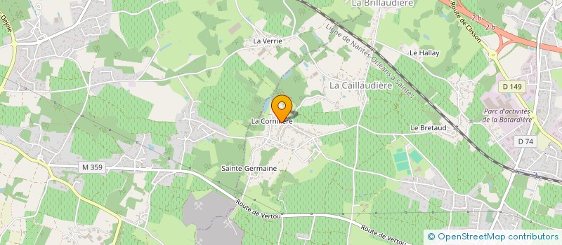 localisation de l'entreprise MONSIEUR JACKY CHEVALIER à LA HAIE-FOUASSIERE