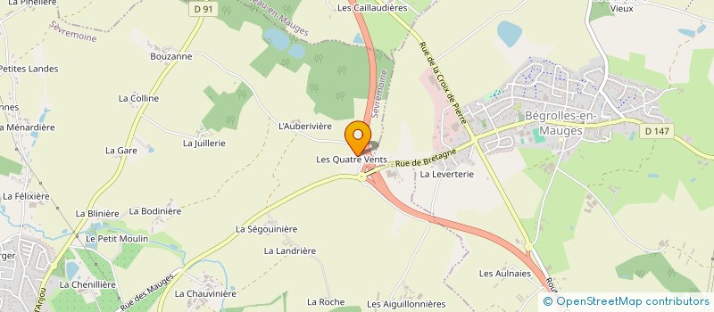 localisation de l'entreprise MONSIEUR JACKY CHOTARD à SEVREMOINE