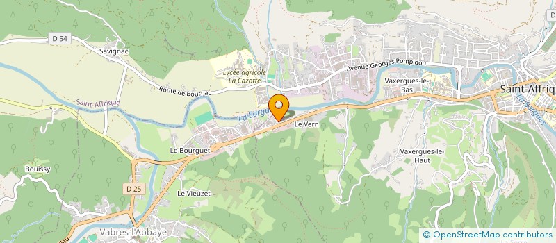 localisation de l'entreprise MONSIEUR JACKY COMBETTES  ST-AFFRIQUE