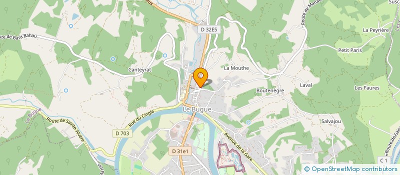 localisation de l'entreprise MONSIEUR JACKY CONANGLE  LES EYZIES