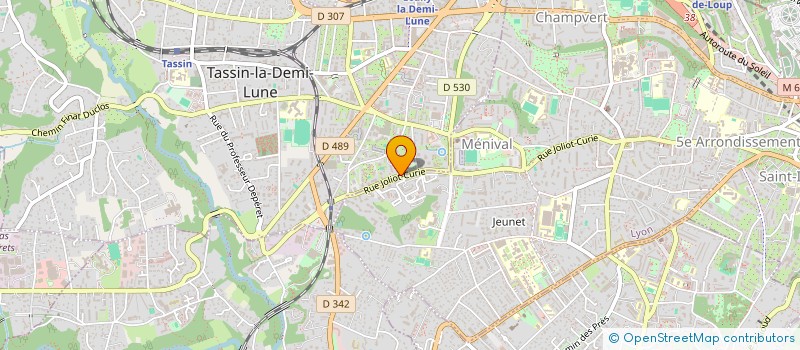 localisation de l'entreprise MONSIEUR JACKY CORNET  TASSIN-LA-DEMI-LUNE