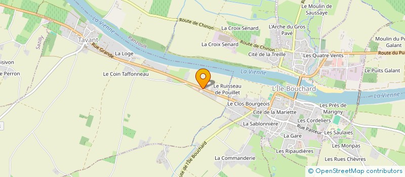 localisation de l'entreprise MONSIEUR JACKY CORNILLAULT  TAVANT