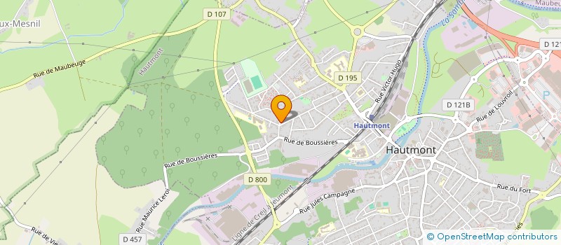 localisation de l'entreprise MONSIEUR JACKY CORNU  HAUTMONT