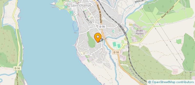 localisation de l'entreprise MONSIEUR JACKY COSTA  SAINT-CHAMAS