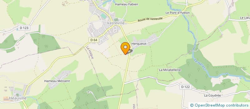 localisation de l'entreprise MONSIEUR JACKY COTTEBRUNE  LA HAGUE