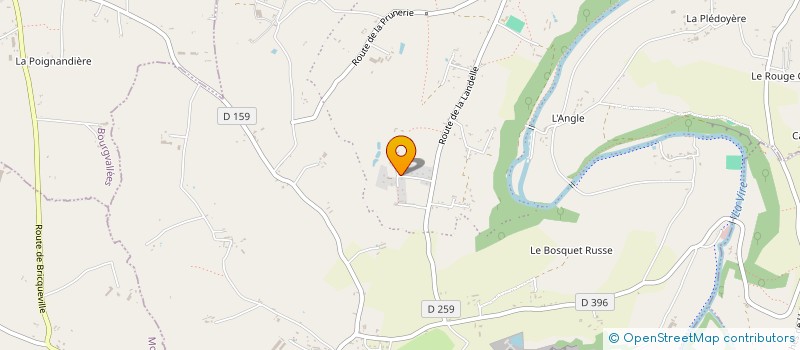 localisation de l'entreprise MONSIEUR JACKY COUDRAY  CONDE-SUR-VIRE