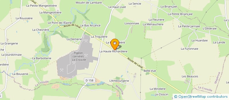 localisation de l'entreprise MONSIEUR JACKY COULANGE à SAINT-HILAIRE-DU-MAINE