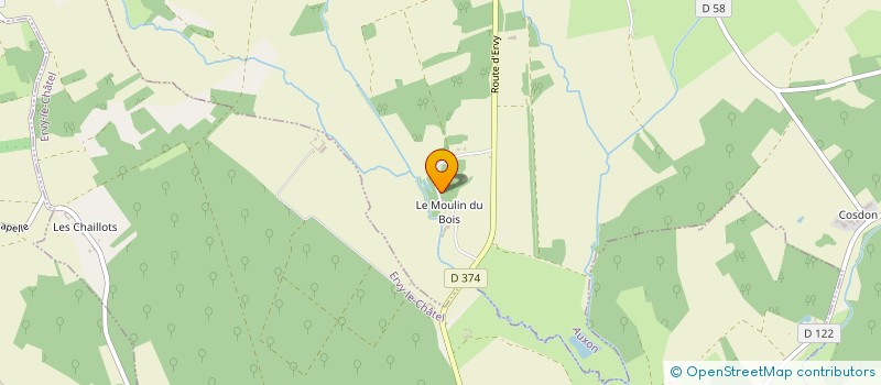 localisation de l'entreprise MONSIEUR JACKY COUVREUX  AUXON