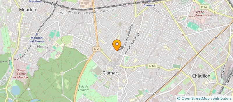 localisation de l'entreprise MONSIEUR JACKY CRONIER à CLAMART