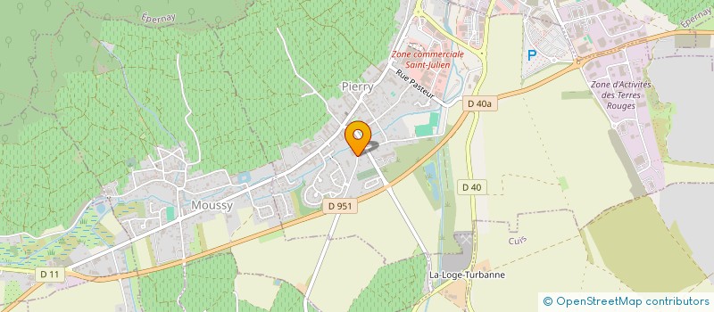 localisation de l'entreprise MONSIEUR JACKY CUVILLIER  PIERRY