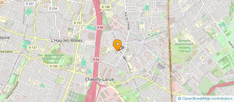 localisation de l'entreprise MONSIEUR JACKY DALLOD  L'HAY-LES-ROSES