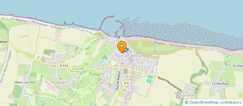 localisation de l'entreprise MONSIEUR JACKY DARTHENAY  PORT-EN-BESSIN-HUPPAIN