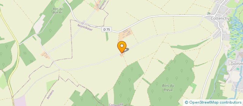 localisation de l'entreprise MONSIEUR JACKY DAUSSY  COTTENCHY