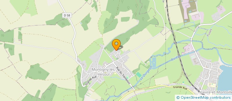 localisation de l'entreprise MONSIEUR JACKY DE SOUSA  MONTIGNY-LES-VESOUL