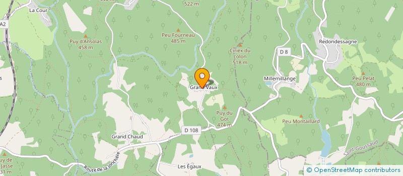 localisation de l'entreprise MONSIEUR JACKY DECOURTEIX à JABREILLES-LES-BORDES
