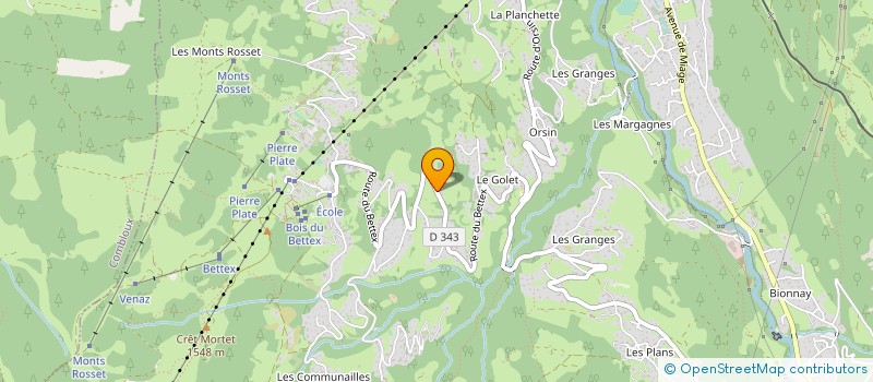 localisation de l'entreprise MONSIEUR JACKY DELACHAT  SAINT-GERVAIS-LES-BAINS