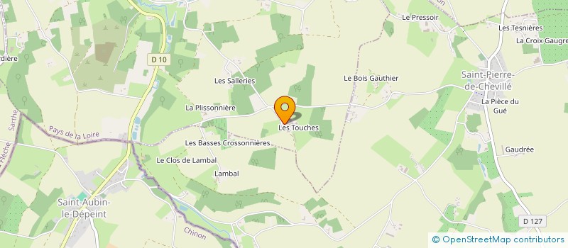 localisation de l'entreprise MONSIEUR JACKY DELANOUE  NOGENT-SUR-LOIR