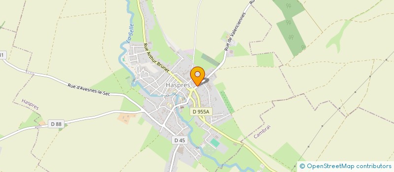 localisation de l'entreprise MONSIEUR JACKY DELGRANGE  HASPRES