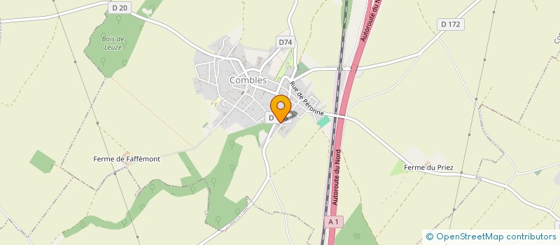 localisation de l'entreprise MONSIEUR JACKY DELOMMEZ  COMBLES