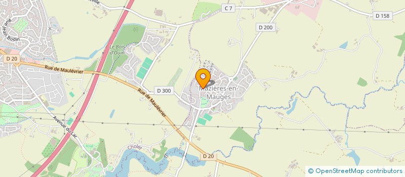 localisation de l'entreprise MONSIEUR JACKY DELORIERE  SAINT-LEGER-SOUS-CHOLET