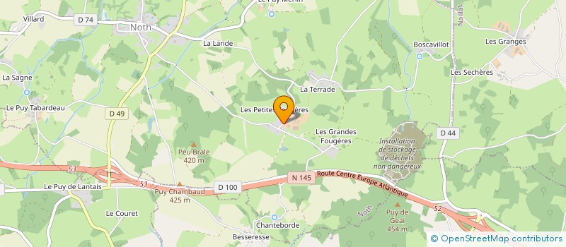 localisation de l'entreprise MONSIEUR JACKY DELUCHAT  NOTH