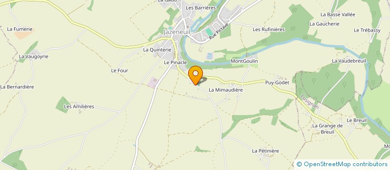 localisation de l'entreprise MONSIEUR JACKY DEMAI à JAZENEUIL