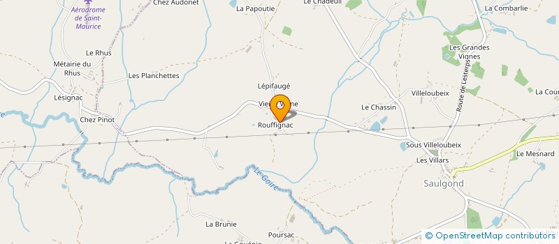 localisation de l'entreprise MONSIEUR JACKY DEMARLY à SAULGOND