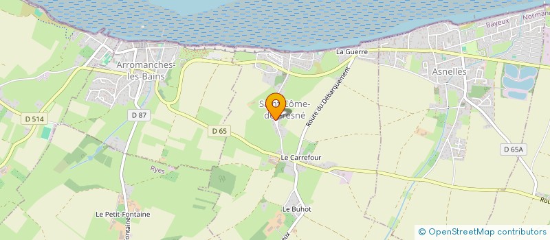 localisation de l'entreprise MONSIEUR JACKY DEMAUDOUIT  SAINT-COME-DE-FRESNE