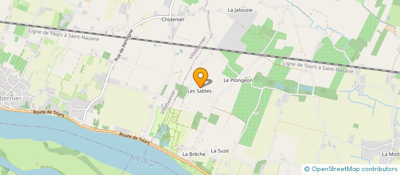 localisation de l'entreprise MONSIEUR JACKY DEPLECHIN  VARENNES-SUR-LOIRE