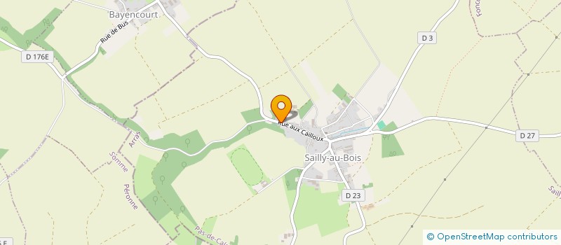 localisation de l'entreprise MONSIEUR JACKY DERUIT à SAILLY-AU-BOIS