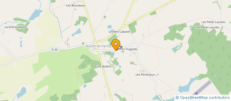 localisation de l'entreprise MONSIEUR JACKY DESIRE à NURET-LE-FERRON