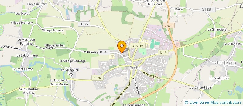 localisation de l'entreprise MONSIEUR JACKY DESMOTTES  BREHAL