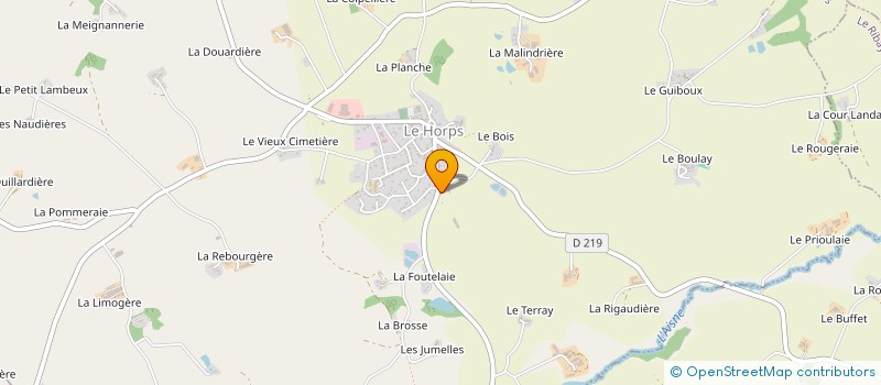 localisation de l'entreprise MONSIEUR JACKY DESSAIGNE  LE HORPS