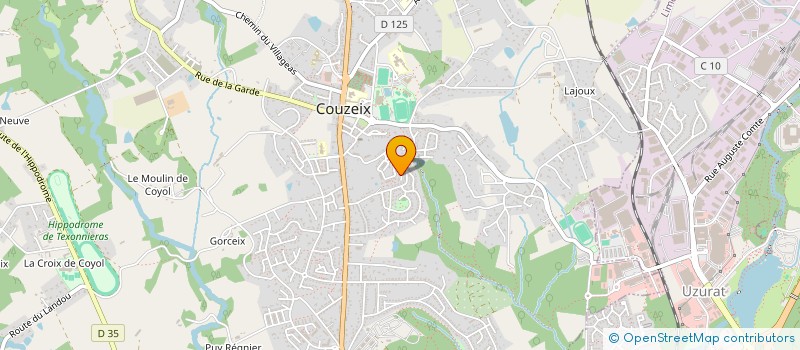 localisation de l'entreprise MONSIEUR JACKY DESVILLETTE à COUZEIX